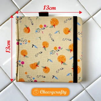 Sổ handmade bìa vải 13x13cm