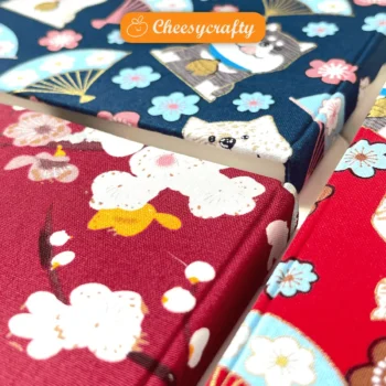 Sổ handmade bìa vải 20.5x20.5cm