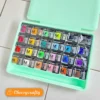màu bột Himi 24 màu - Xanh mint