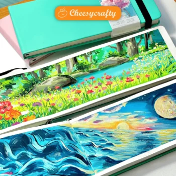 Sổ vẽ ngang DoreArt 300gsm 10x24cm