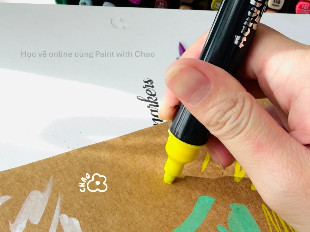 các loại bút acrylic marker